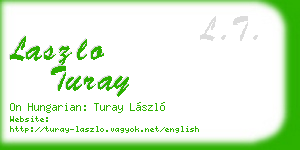 laszlo turay business card